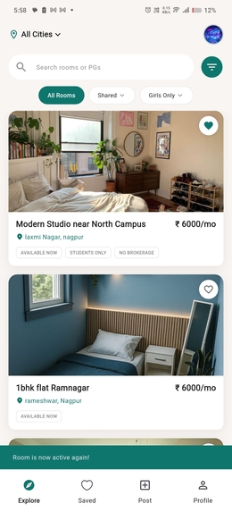 Room Share  – screenshot 1