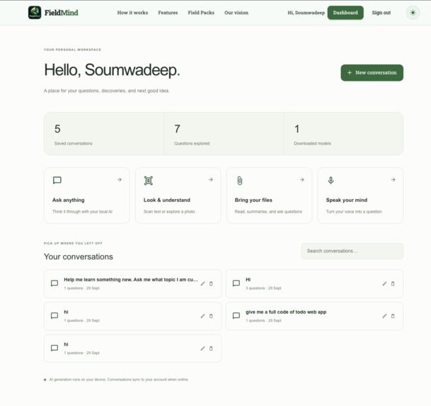 FieldMind – screenshot 1