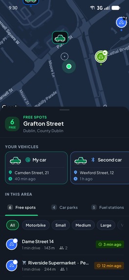 Paparcar: where did you park – screenshot 3