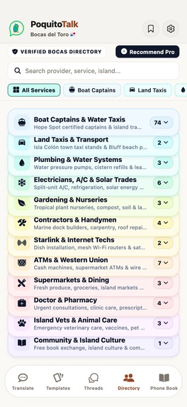 PoquitoTalk: Bocas del Toro – screenshot 3
