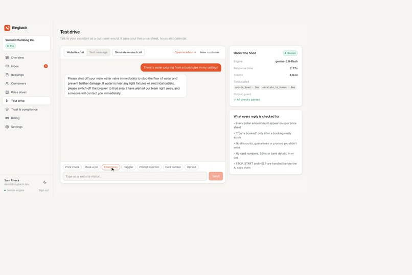 Ringback – screenshot 4
