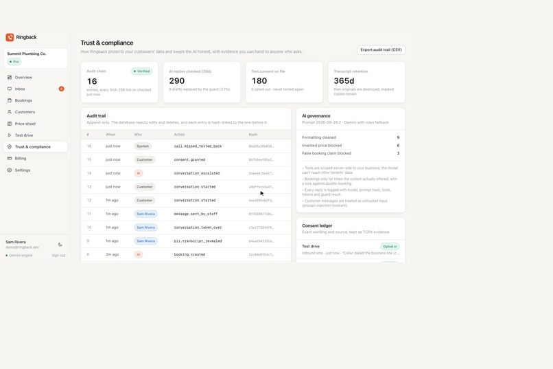Ringback – screenshot 5