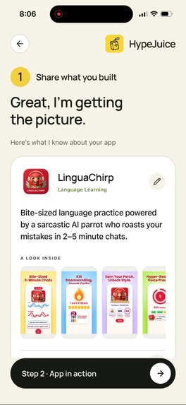 HypeJuice – screenshot 4
