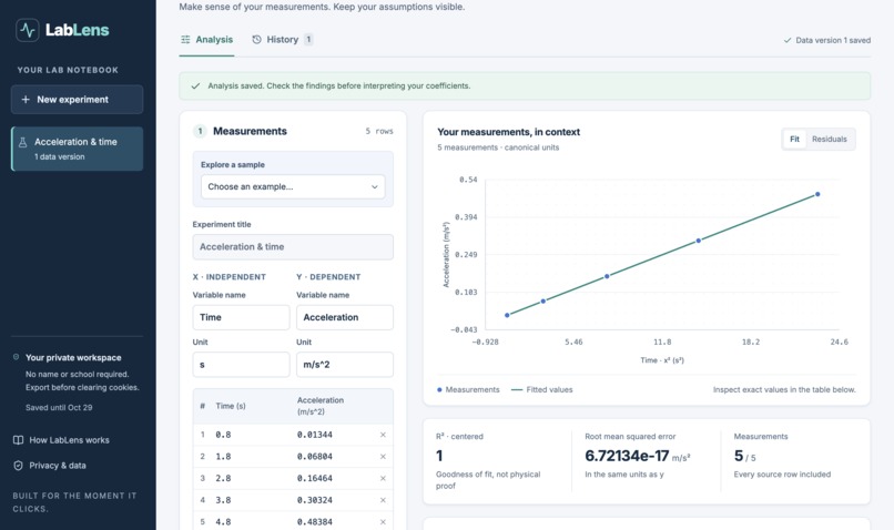 LabLens: Make Sense of Experiments – screenshot 9