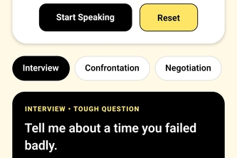 ToughTalk - 60s Pressure Speaking Trainer