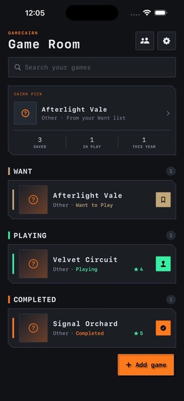 GameCairn – screenshot 2