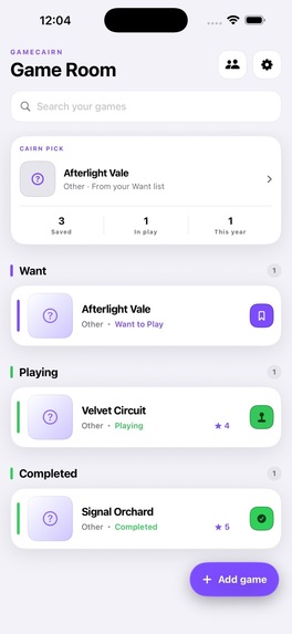 GameCairn – screenshot 4