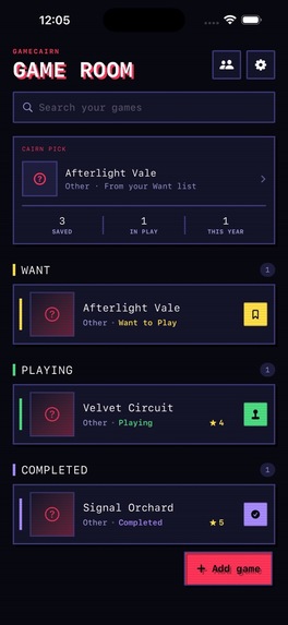 GameCairn – screenshot 3
