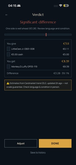Grandfolio - OPTCG Scanner – screenshot 10
