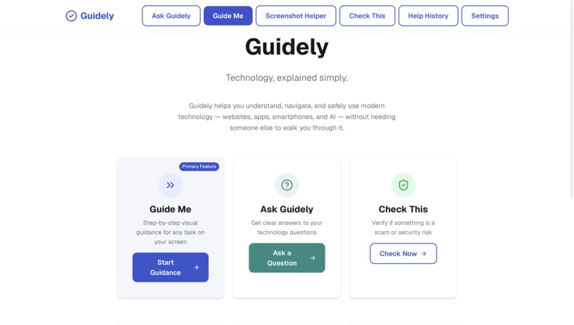 Guidely – screenshot 2