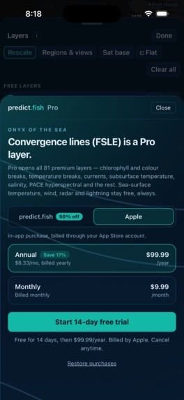 PredictFish – screenshot 2