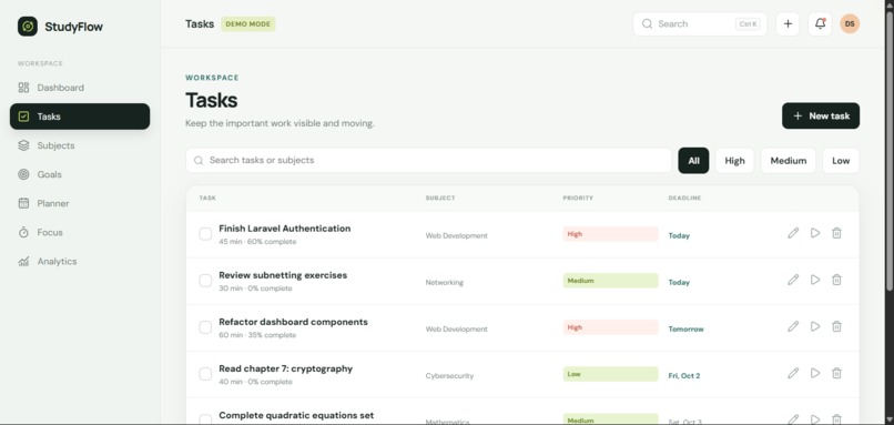 StudyFlow – screenshot 3