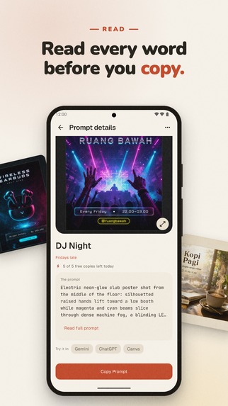 PromptPoster: Copy Ready – screenshot 2