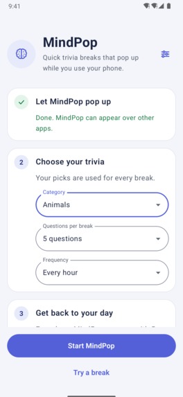 MindPop: Trivia Breaks – screenshot 10