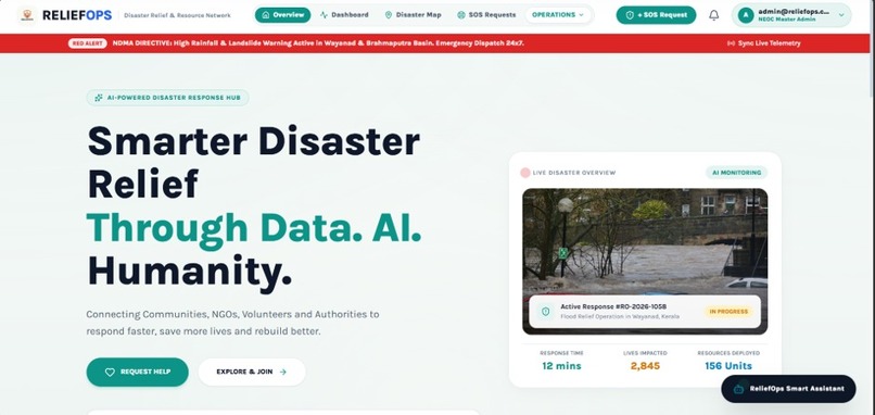 AI-Based Disaster Relief and Resource Allocation System – screenshot 3