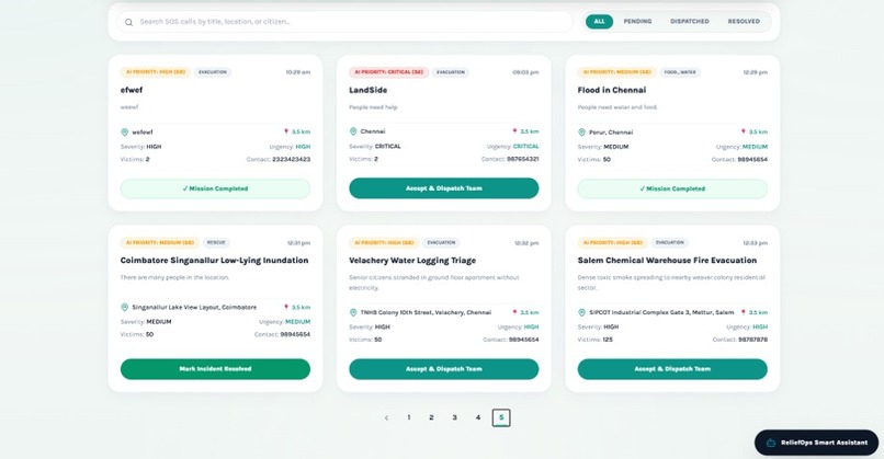 AI-Based Disaster Relief and Resource Allocation System – screenshot 4