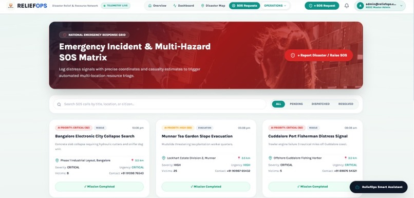 AI-Based Disaster Relief and Resource Allocation System – screenshot 5