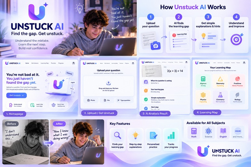 Unstuck AI – screenshot 1