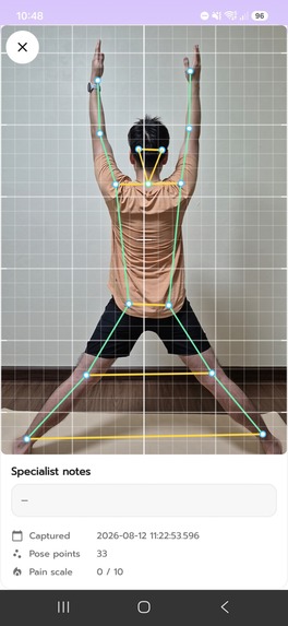 PhysioAI: Turn Your Galaxy into an AI Rehab Tool – screenshot 9