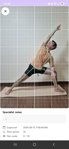 PhysioAI: Turn Your Galaxy into an AI Rehab Tool – screenshot 10