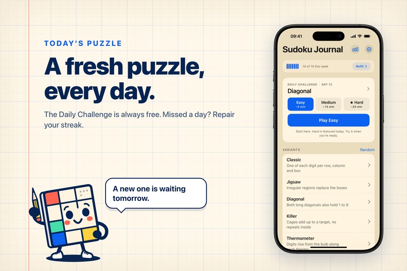 Sudoku Journal – screenshot 1