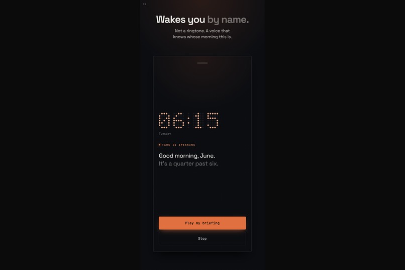 TARS: AI Voice Alarm Clock – screenshot 2