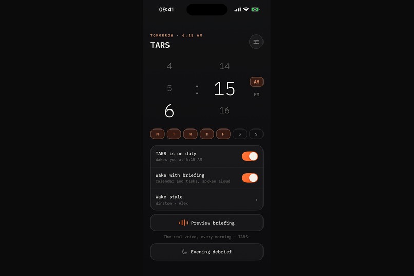 TARS: AI Voice Alarm Clock – screenshot 4