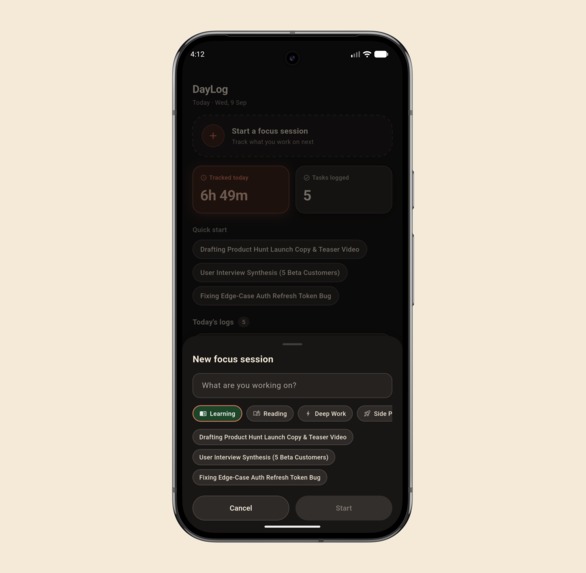 DayLog – screenshot 6