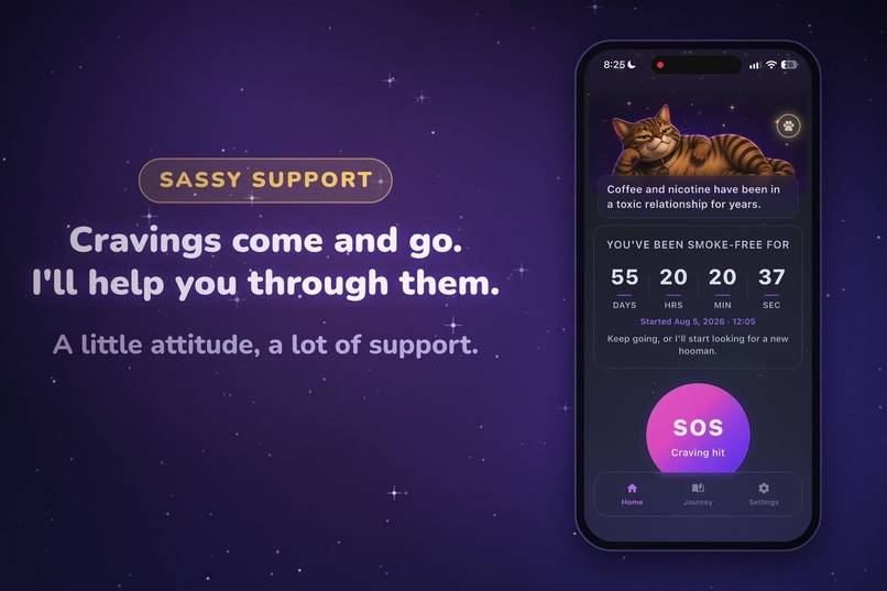 SOS Cat : Quit Smoking – screenshot 2