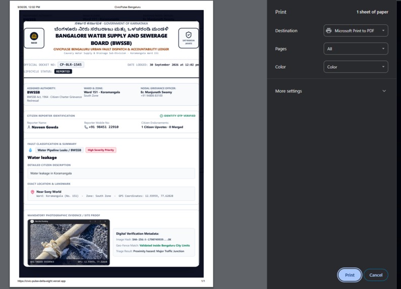CivicPulse Bengaluru – screenshot 3