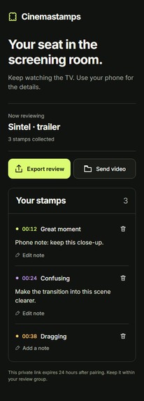 Cinemastamps – screenshot 2