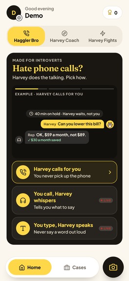 Haggle: AI Bill Negotiator for Introverts – screenshot 3