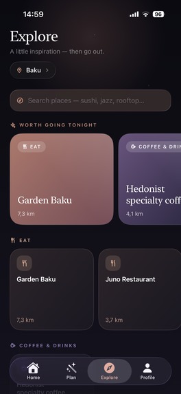 Planout: Evening Planner – screenshot 7