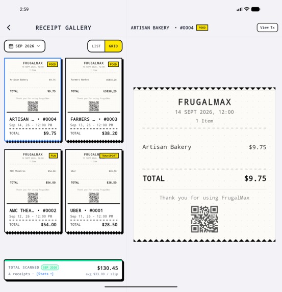 Frugalmax - 3-Second Expense Tracker – screenshot 7