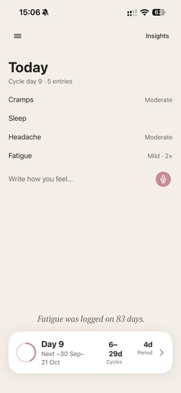 Olla Period Tracker  – screenshot 1