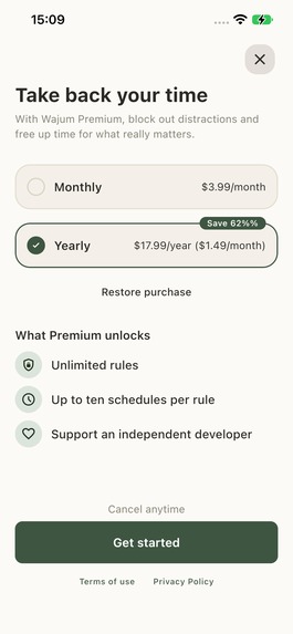 Wajum: App Blocker & Focus – screenshot 8