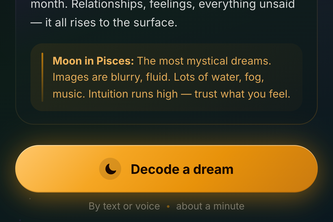 Lunar Dream Journal & Meaning