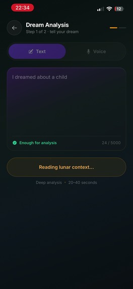 Lunar Dream Journal & Meaning – screenshot 3