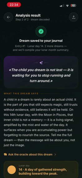 Lunar Dream Journal & Meaning – screenshot 4