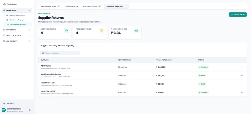 PharmaFlow – Pharmacy Safety & Traceability – screenshot 5
