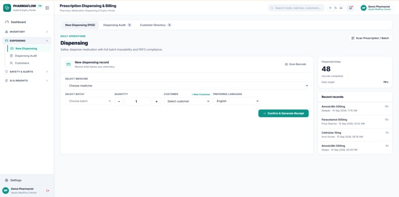 PharmaFlow – Pharmacy Safety & Traceability – screenshot 8
