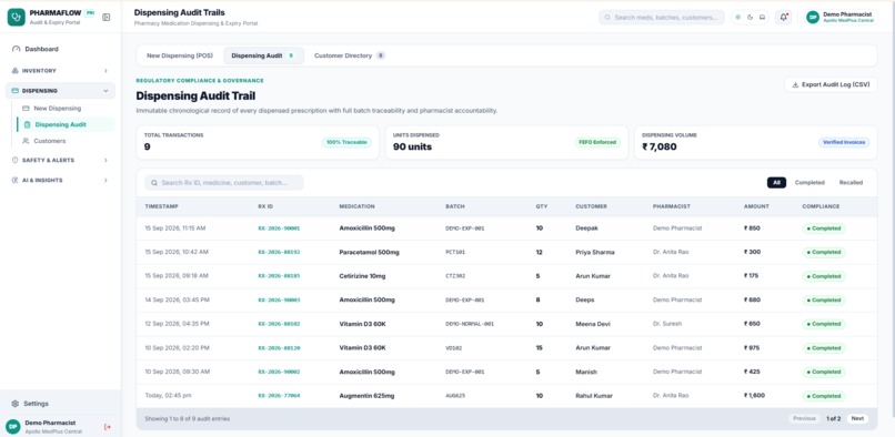 PharmaFlow – Pharmacy Safety & Traceability – screenshot 14