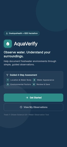 AquaVerify – screenshot 1