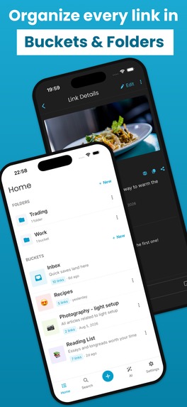 LinkBuckets – screenshot 1