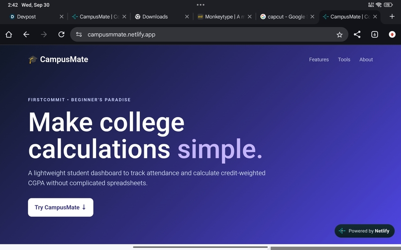 CampusMate – screenshot 2