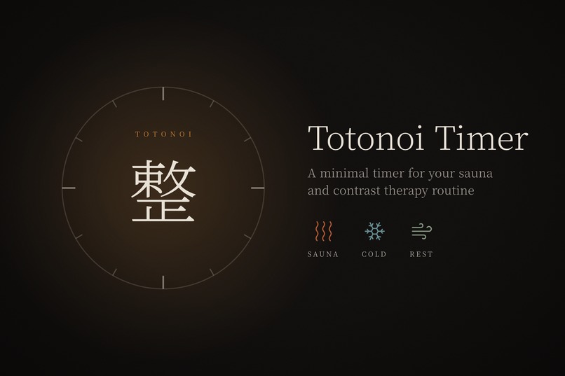 Totonoi Timer - Sauna & Contrast Therapy Routine – screenshot 1