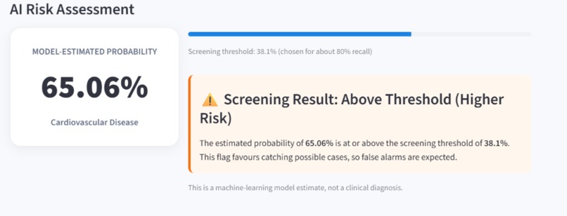 CardioRisk AI – screenshot 3