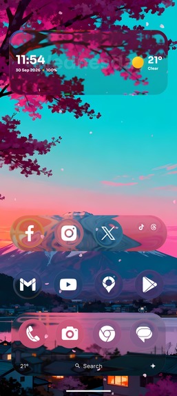 One4Home: Android Launcher & Themes – screenshot 5