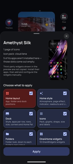 One4Home: Android Launcher & Themes – screenshot 6