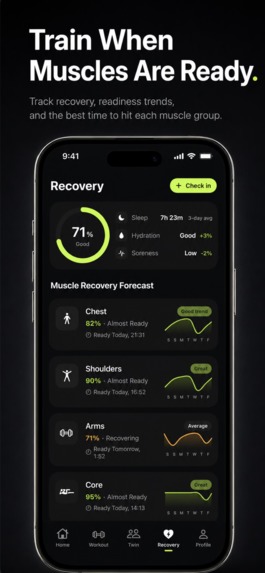 V Fit – Gym Recovery Coach – screenshot 5